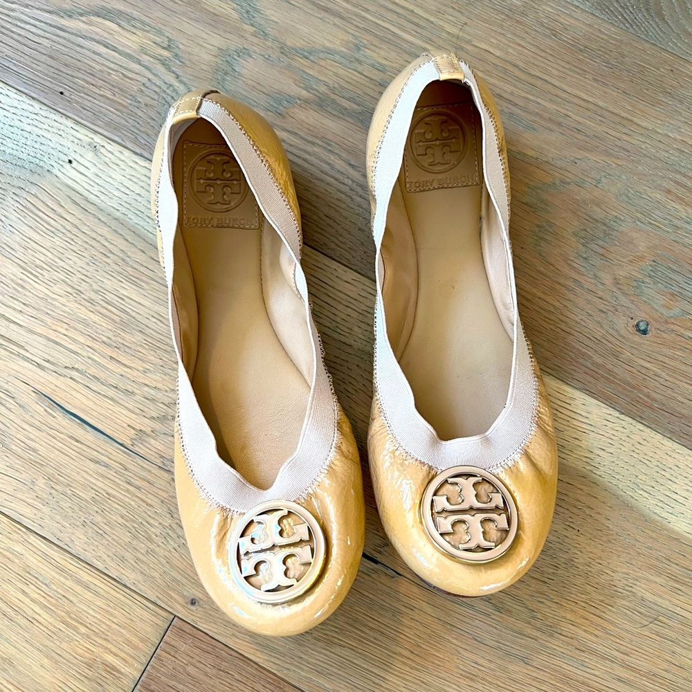 Tory Burch Leather Ballet Flats